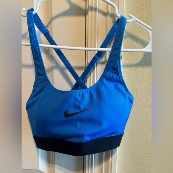 Nike Blue Sports Bra Sz XS - Picture 1 of 5